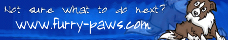 Furry Paws referal banner